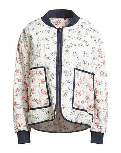 THE GREAT. Shell jacket Ivory 100% Cotton