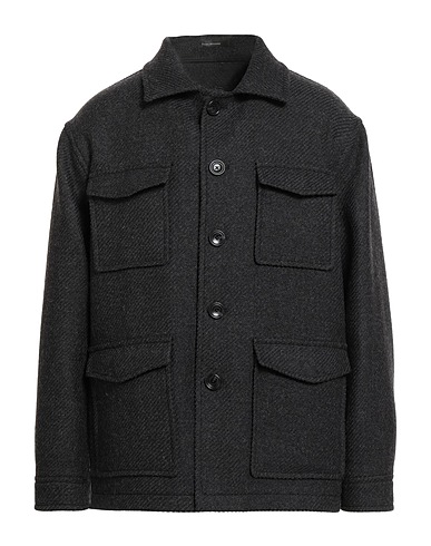 TAGLIATORE Coat Charcoal 100% Virgin Wool