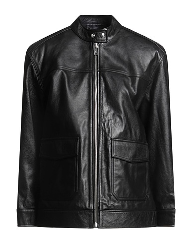 ANINE BING Jacket Black 100% Leather