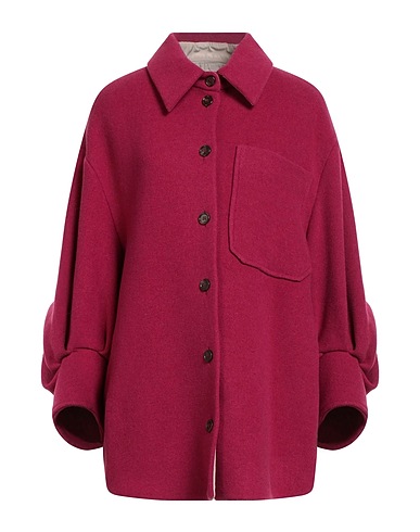 T_COAT コート モーブ ウール 62% / ナイロン 38%