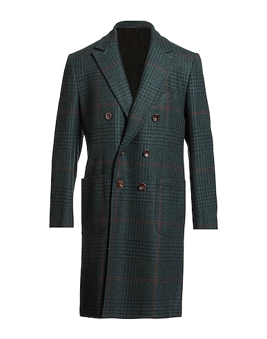 SARTORIO Coat Green 80% Virgin Wool, 20% Polyamide