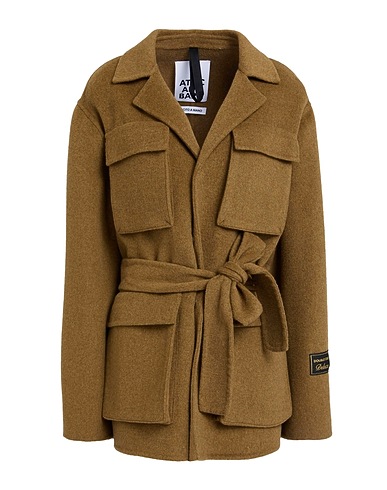 ATTIC AND BARN Cappotto Khaki 60% Lana, 40% Altre Fibre