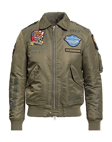 BLAUER. Bomber Military green 100% Polyester