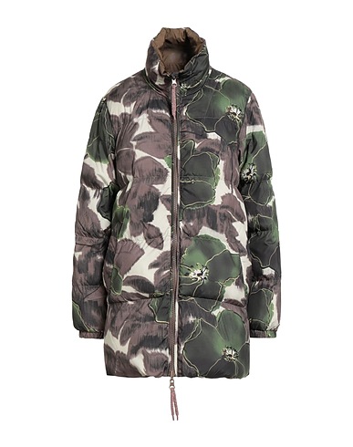 MALÌPARMI パファージャケット ダークグリーン リサイクルポリエステル 100%