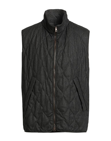 BOGLIOLI Vest Dark green 61% Virgin Wool, 26% Polyamide, 8% Acrylic, 4% Cashmere, 1% Elastane