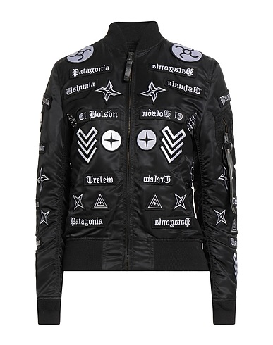 MARCELO BURLON Jacket Black 100% Polyester