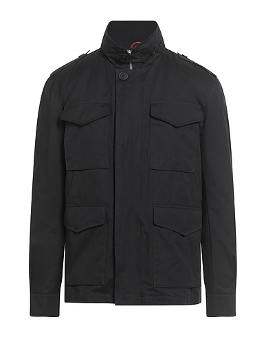 PALTÒ Jacket Black 47% Cotton, 44% Polyester, 9% Nylon