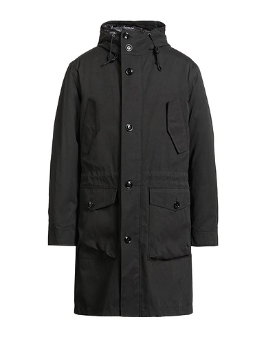 WOOLRICH Mantel Schwarz 100% Polyester