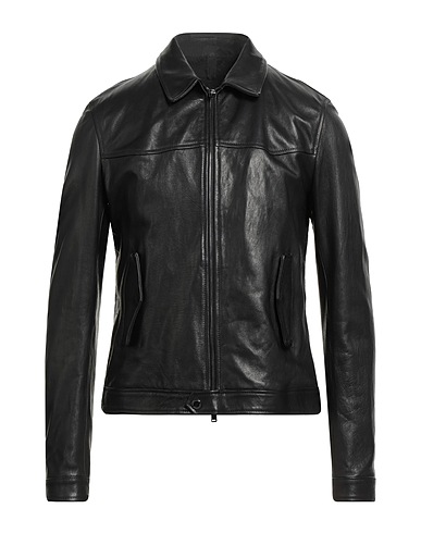 TAGLIATORE Jacket Black 100% Lambskin