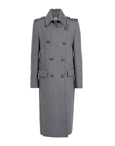 DRYKORN Coat Grey 60% Wool, 25% Polyamide, 10% Polyester, 5% Other Fibres
