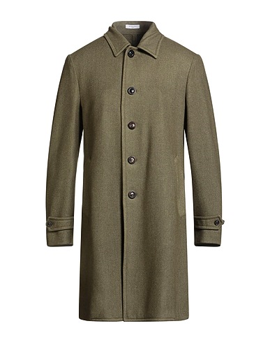 BOGLIOLI Cappotto Verde militare 80% Lana Vergine, 20% Poliestere