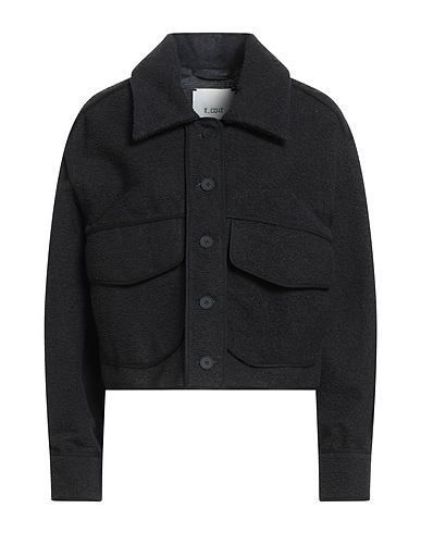 T_COAT Jacket Black 80% Cotton, 20% Polyester