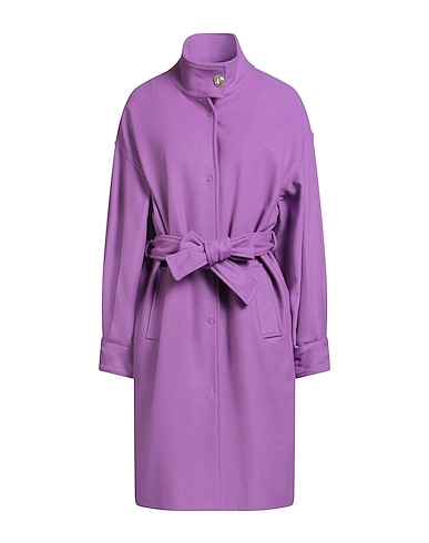 LIU •JO Coat Lilac 57% Polyester, 39% Acrylic, 4% Virgin Wool