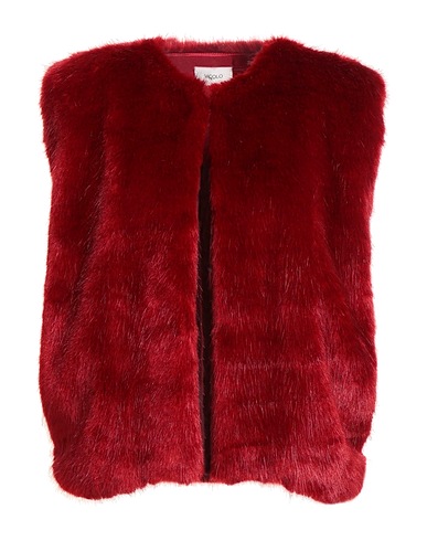 VICOLO Teddy Coat Brick red 56% Acrylic, 22% Polyester, 22% Modacrylic