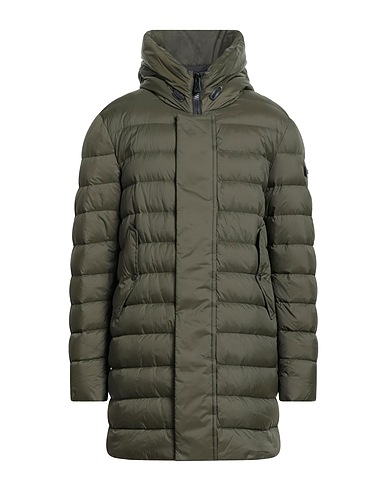 PEUTEREY Piumino Verde militare 100% Poliammide