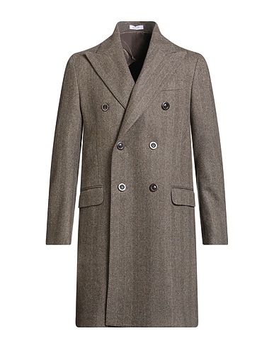 BOGLIOLI Coat Brown 58% Wool, 32% Polyester, 5% Polyamide, 5% Cashmere