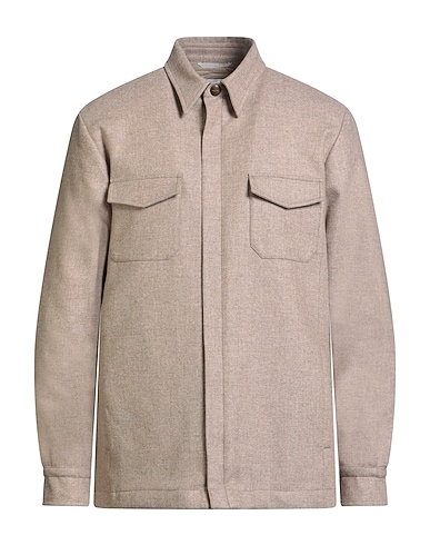 BOGLIOLI Solid color shirt 61% Virgin Wool, 26% Polyamide, 8% Acrylic, 4% Cashmere, 1% Elastane