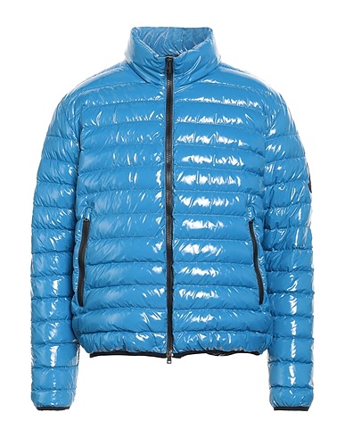 HERNO Piumino Azzurro 100% Poliammide, Poliuretano, Elastan