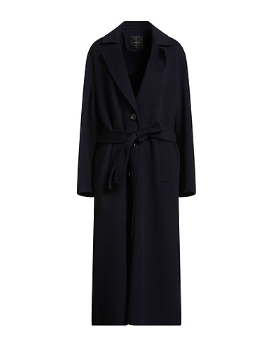 PINKO Cappotto Blu navy 100% Lana