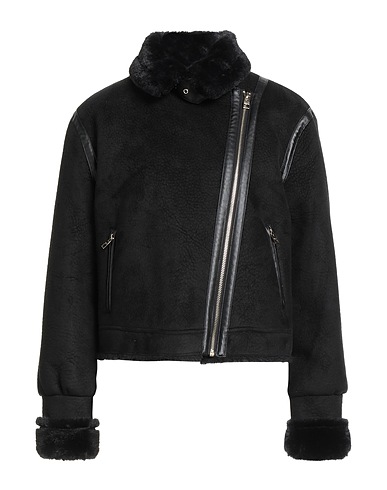 GAUDÌ Teddy Coat JEANS Black 100% Polyester
