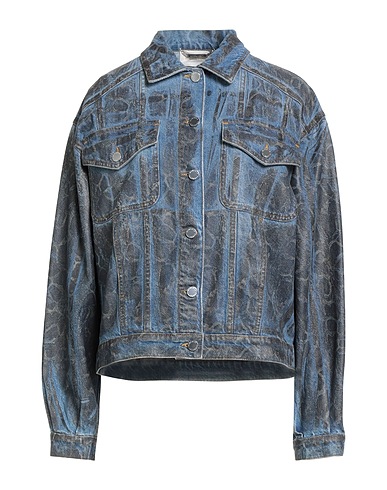 ALBERTA FERRETTI Denim jacket Blue 100% Cotton