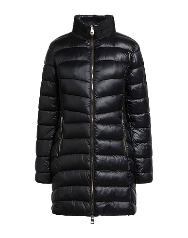 GAUDÌ Shell jacket JEANS Black 57% Polyester, 43% Polyamide