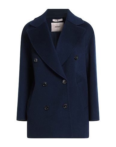 ANFINY Double breasted pea coat 100% Wool