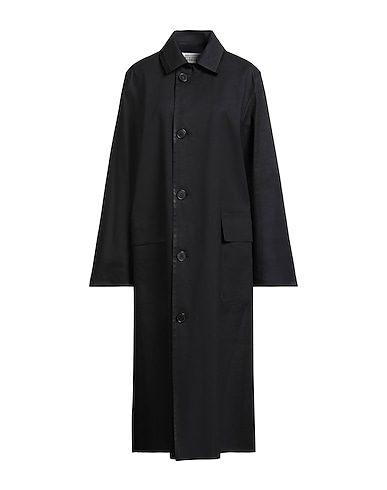 MAISON MARGIELA Full-length jacket Black 100% Cotton, Polyurethane
