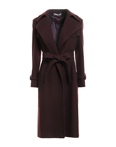 TAGLIATORE 02-05 Coat Dark brown 70% Virgin Wool, 20% Polyamide, 10% Cashmere