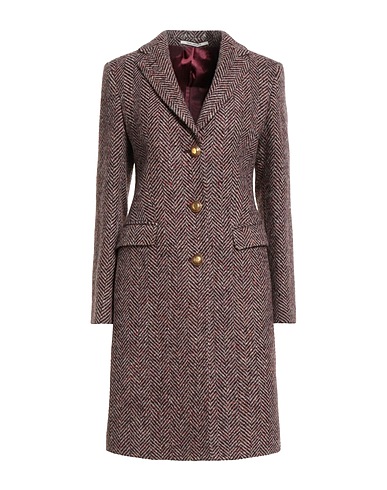 TAGLIATORE Coat Burgundy 100% Virgin Wool