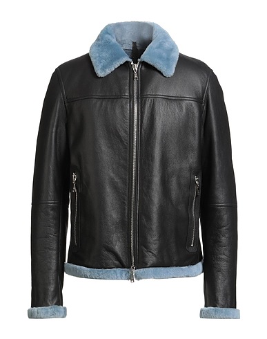 TAGLIATORE Teddy Coat Black Lamb Shearling