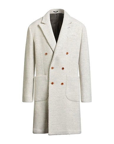 SARTORIO Coat Light grey 100% Virgin Wool