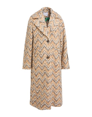 WU'SIDE Cappotto Panna 50% Lana, 33% Poliestere, 17% Acrilico