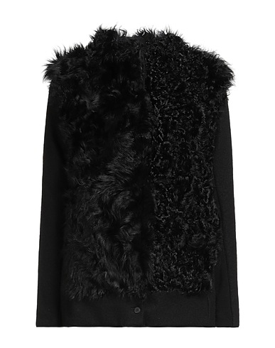 TRANSIT Συνθετική γούνα PAR-SUCH Μαύρο 70% Δέρμα αρνιού, 25% Παρθένο μαλλί, 4% Πολυαμίδη, 1% Ελαστάνη