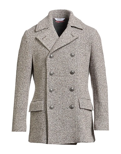 BOTTEGA MARTINESE Coat Dark brown 80% Virgin Wool, 20% Polyamide