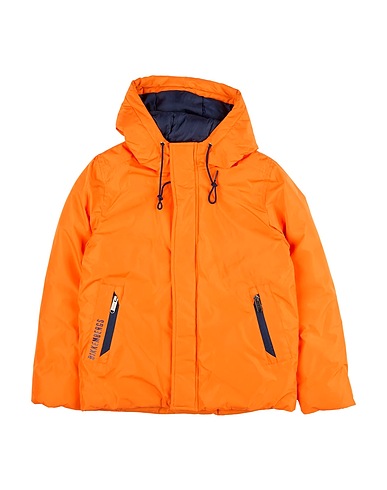 BIKKEMBERGS Shell jacket Orange 100% Polyester