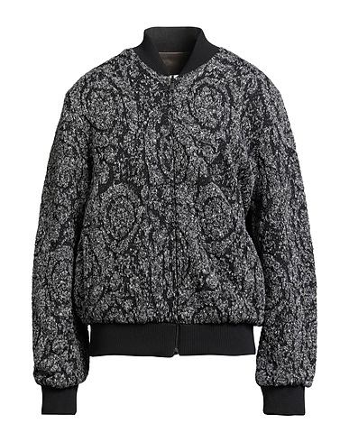 VERSACE Bomber Black 72% Cotton, 20% Polyamide, 6% Polyester, 2% Other Fibres