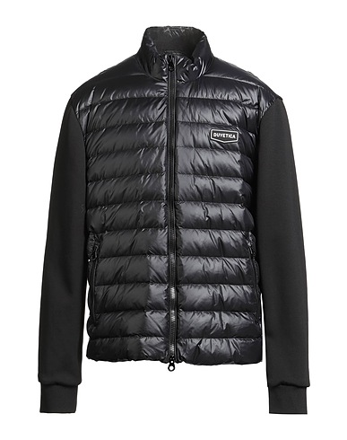 DUVETICA Μπουφάν με επένδυση από πούπουλα Μαύρο 100% Πολυαμίδη, Βαμβάκι, Πολυεστέρας