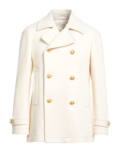 TAGLIATORE Coat Ivory 80% Virgin Wool, 20% Polyamide