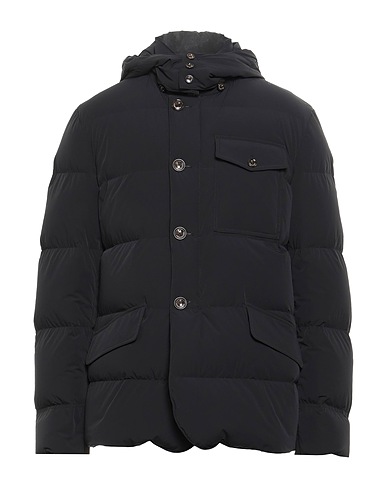 MONTECORE Shell jacket Black 77% Polyamide, 23% Elastane