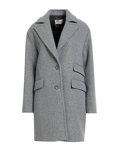 KAOS JEANS Coat Grey 100% Polyester