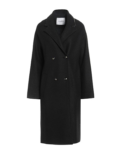 CHAPEAU Coat Black 100% Virgin Wool