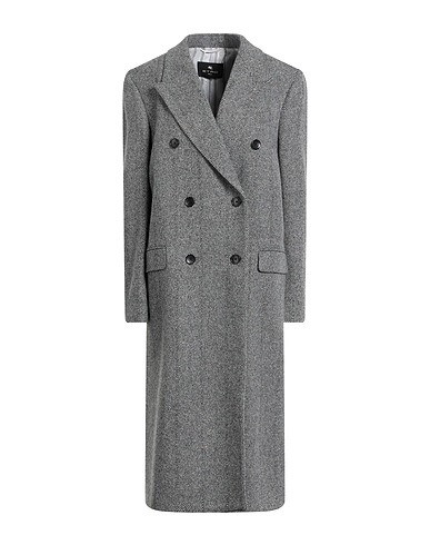 ETRO Coat Black 80% Wool, 20% Nylon