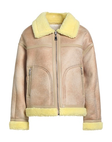 OOF WEAR Teddy Coat THE SHAPES' LAB Beige 100% Poliestere