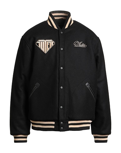IUTER Jacke Schwarz 80% Wolle, 20% Polyamid