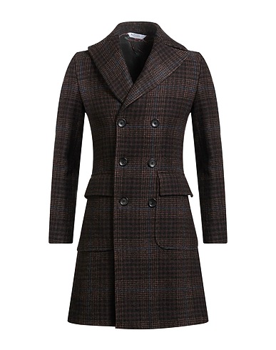 BOTTEGA MARTINESE Cappotto Cioccolato 100% Lana Vergine