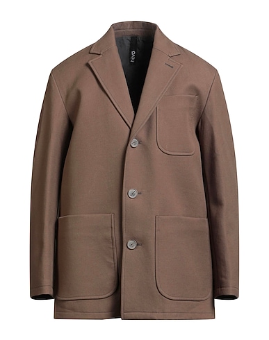 HEVÒ Cappotto Khaki 100% Cotone