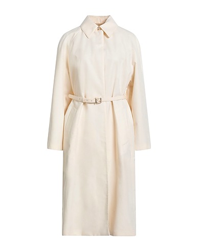 FENDI Full-length jacket Cream 67% Polyester, 33% Cotton, Polyamide