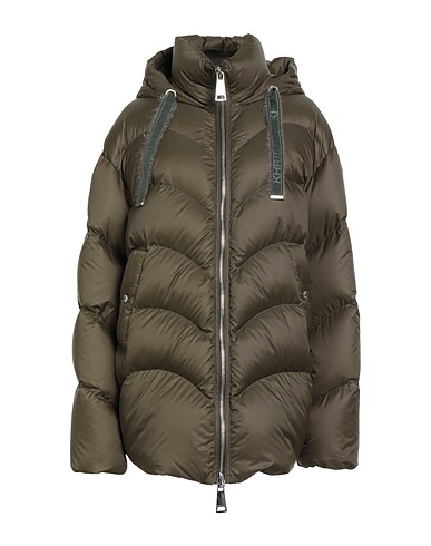 KHRISJOY Piumino Verde militare 100% Poliammide
