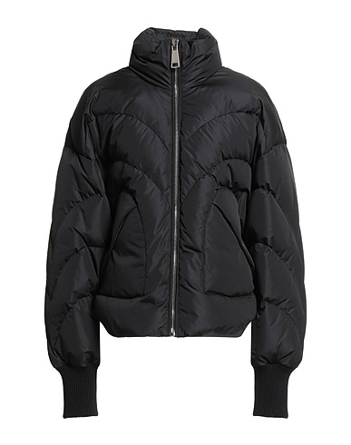 KHRISJOY Shell  jacket Black 100% Polyester, Wool, Acrylic, Polyamide, Elastane